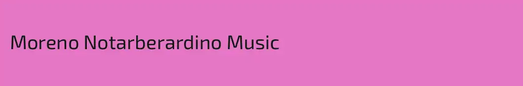 Moreno Notarberardino Music